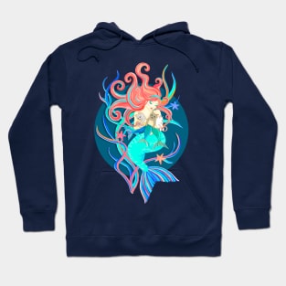 Mercat Lady - mermaid with mercats Hoodie